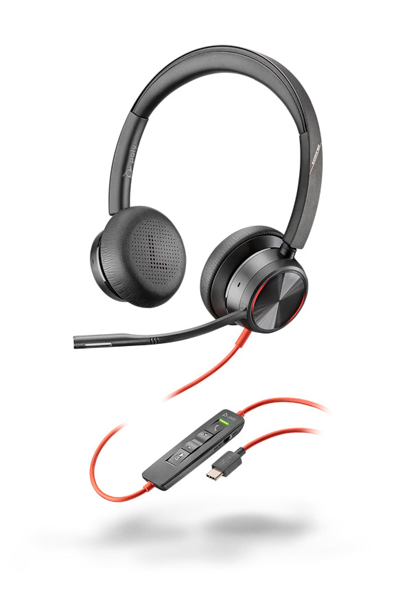 HP Poly Blackwire 8225 USB-C/A ANC Stereo HP Poly Blackwire 8225 USB-C/A ANC Stereo